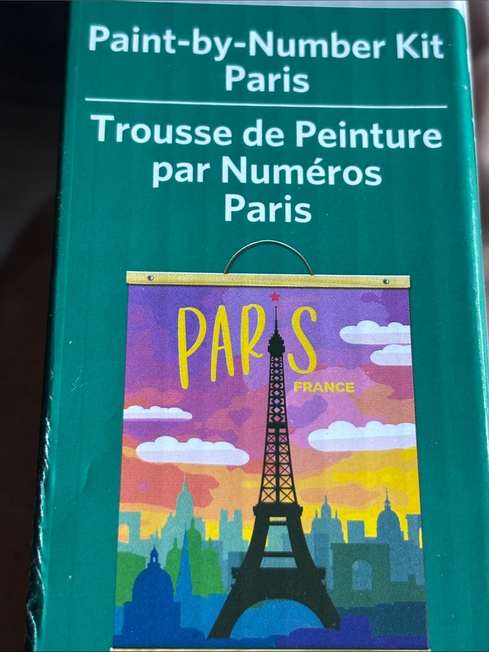 Paint-by-Number Kit Paris Wall Art - Multicolor